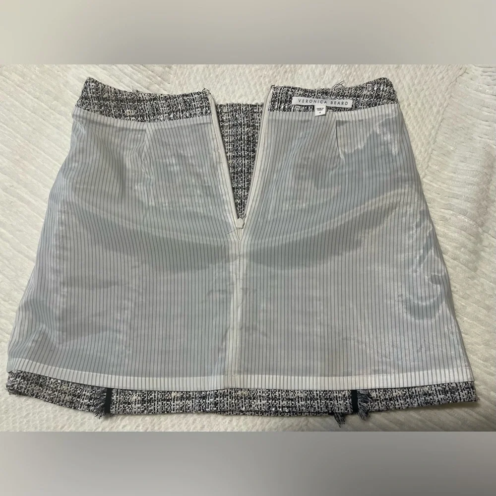 NWOT Veronica beard multi-colored tweed skirt - Picture 13 of 13